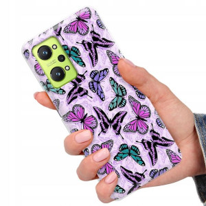 Etui do REALME GT NEO 2 Top Motyle Butterfly Wzory