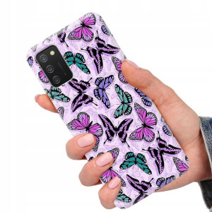 Etui do SAMSUNG A02S Case Motyle Butterfly Wzory