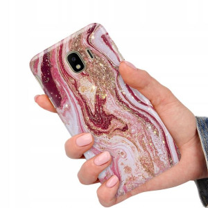 Etui do SAMSUNG J4 2018 Obudowa TOP Marmurki Wzory