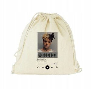 Plecak Worek EKO do SZKOŁY BEŻOWY QR Spotify 19