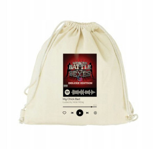 Plecak Worek EKO do SZKOŁY BEŻOWY QR Spotify 31