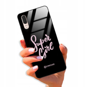 Etui Glass BROKAT do HUAWEI P20 Case Modne Wzory