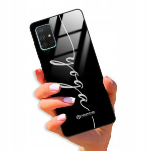 Etui Glass BROKAT do SAMSUNG A71 Case Modne Wzory