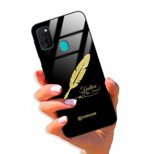 Etui Glass BROKAT do SAMSUNG M21 Case Modne Wzory