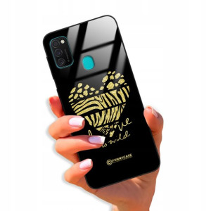 Etui Glass BROKAT do SAMSUNG M30s Case Modne Wzory