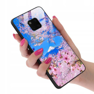 Etui GLASS do HUAWEI MATE 20 PRO Case Wiosna Wzory