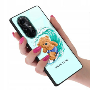 Etui GLASS do HUAWEI NOVA 8 Case TEDDY Misie Wzory