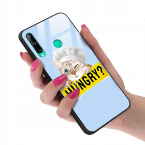 Etui GLASS do HUAWEI P40 LITE E TEDDY Misie Wzory