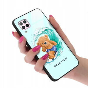 Etui GLASS do HUAWEI P40 LITE TEDDY Misie Wzory