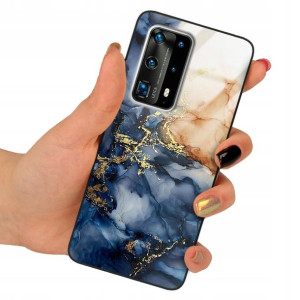 Etui GLASS do HUAWEI P40 PRO PLUS Marmurki Wzory