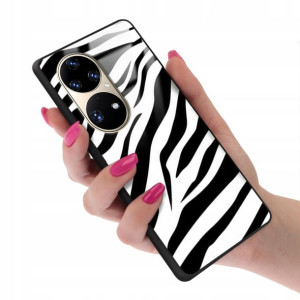 Etui Glass do HUAWEI P50 PRO Kolorowe Modne Wzory