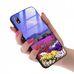Etui GLASS do HUAWEI Y5 2019 Case Wiosenne Wzory