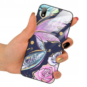 Etui Glass do HUAWEI Y5 2019 Motyle Case Top Wzory