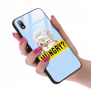Etui GLASS do HUAWEI Y5 2019 TEDDY Misie Wzory