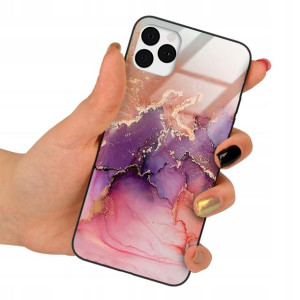 Etui GLASS do IPHONE 11 PRO Obudowa Marmurki Wzory