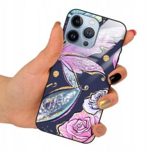 Etui Glass do IPHONE 13 PRO Obudowa Motyle Wzory