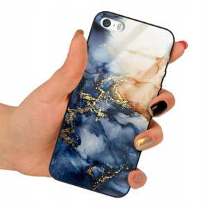 Etui GLASS do IPHONE 5 Obudowa Marmurki TOP Wzory