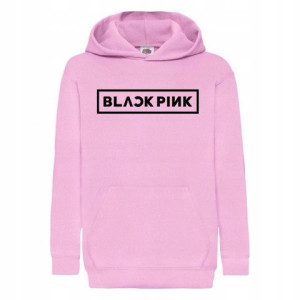 Bluza Dziecięca Róż z kapturem K-POP BLACKPINK 01