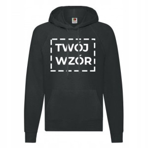 Bluza Damska z kapturem roz: S CZARNA Kreator