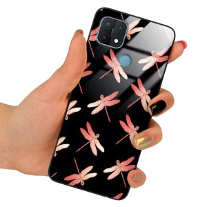 Etui Glass do OPPO A35 Obudowa Motyle Case Wzory