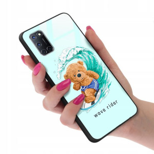 Etui GLASS do OPPO A52 Case TEDDY Misie Wzory