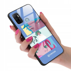 Etui Glass do OPPO A53 Obudowa Case Anime Wzory
