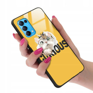 Etui GLASS do OPPO RENO 5 Case TEDDY Misie Wzory