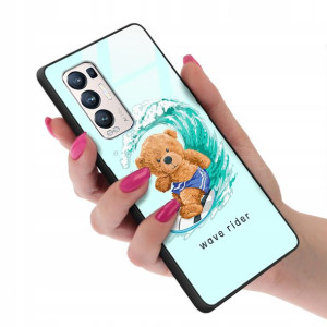 Etui GLASS do OPPO RENO 5 PRO PLUS TEDDY Top Wzory