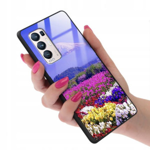 Etui GLASS do OPPO RENO 5 PRO PLUS Wiosna Wzory