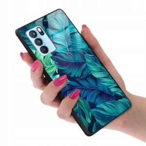 Etui Glass do OPPO RENO 6 Case Wakacyjne Top Wzory