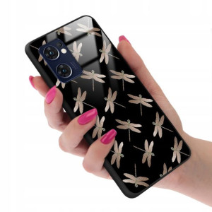 Etui Glass do OPPO RENO 7 5G Obudowa Motyle Wzory