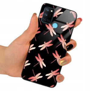 Etui Glass do REALME 7i RMX2103 Case Motyle Wzory