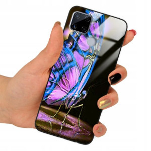Etui Glass do REALME C15 Obudowa Motyle Case Wzory