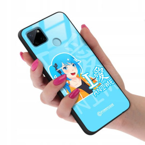 Etui Glass do REALME C25Y Obudowa Case Anime Wzory