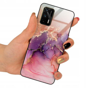 Etui GLASS do REALME GT Obudowa Marmurki TOP Wzory