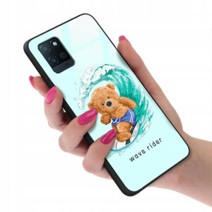 Etui GLASS do REALME V11 Case TEDDY Misie Wzory