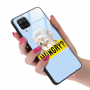 Etui GLASS do SAMSUNG A12 5G TEDDY Misie Wzory