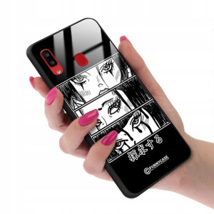 Etui Glass do SAMSUNG A20 Obudowa Case Anime Wzory