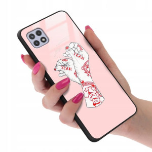 Etui Glass do SAMSUNG A22 5G Case Modne Top Wzory