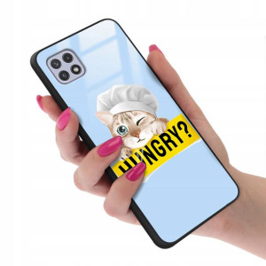 Etui GLASS do SAMSUNG A22 5G TEDDY Misie Wzory