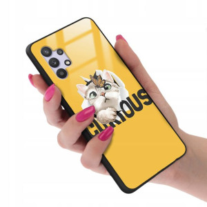 Etui GLASS do SAMSUNG A32 Case TEDDY Misie Wzory