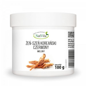 Żeń-Szeń Koreański czerwony mielony 100g NatVita