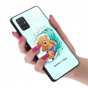 Etui GLASS do SAMSUNG A51 5G TEDDY Misie Wzory