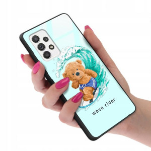 Etui GLASS do SAMSUNG A52 5G TEDDY Misie Wzory
