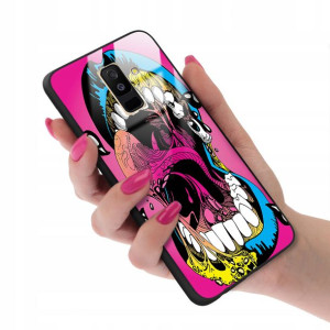 Etui Glass do SAMSUNG A6 PLUS 2018 Obudowa Wzory