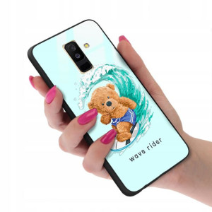 Etui GLASS do SAMSUNG A6 PLUS 2018 TEDDY Top Wzory