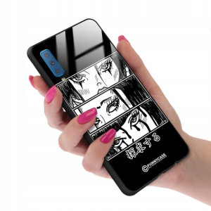 Etui Glass do SAMSUNG A7 2018 Obudowa Anime Wzory