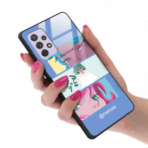 Etui Glass do SAMSUNG A72 Obudowa Case Anime Wzory
