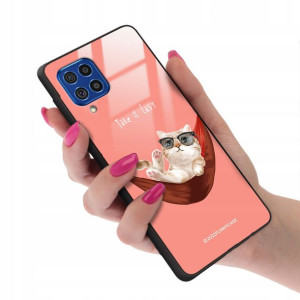 Etui GLASS do SAMSUNG F62 Case TEDDY Misie Wzory