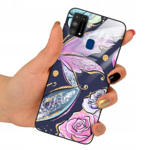 Etui Glass do SAMSUNG M31 Obudowa Motyle Top Wzory